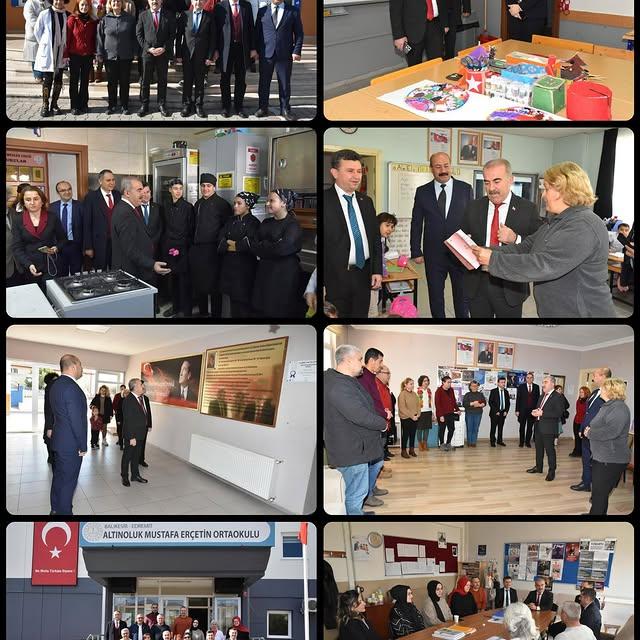 Edremit'te Eğitime Tam Destek: Murat Demir Öğrencilerle Buluştu