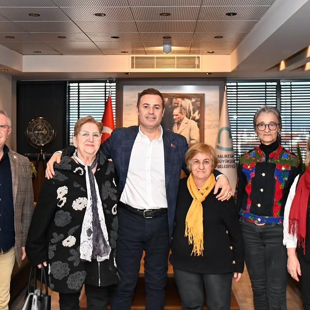 Atatürkçü Düşünce Derneği Gönen Şubesi'nden Ahmet Akın'a Ziyaret