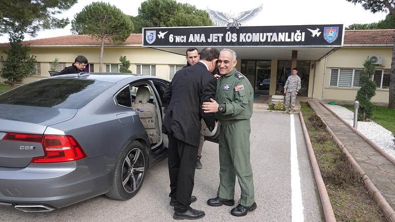 Kaymakam Ahmet Altıntaş’tan Tuğgeneral Esat Çetin'e Ziyaret