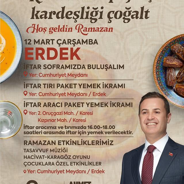 Balıkesir Büyükşehir Belediyesi'nden Ramazan Etkinlikleri