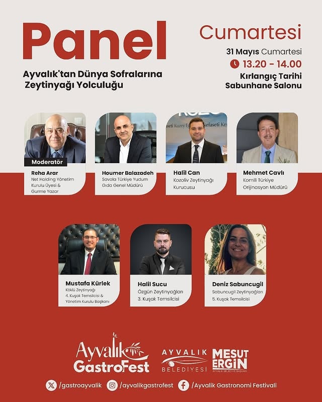 Ayvalık GastroFest'te Zeytinyağı Paneli Yoğun İlgi Gördü