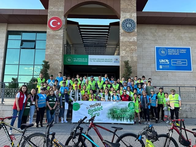 Yeşilay Bisiklet Turu 81 İlde Eş Zamanlı Gerçekleşti