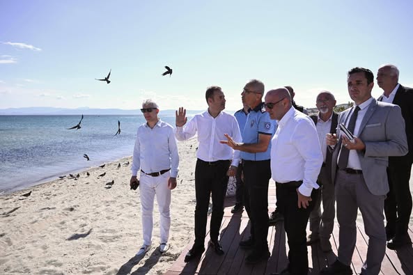 Balıkesir Sarımsaklı Plajı Yaza Hazırlanıyor