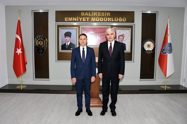 Balıkesir Ağır Ceza Mahkemesi Başkanı Emniyet Müdürünü Ziyaret Etti