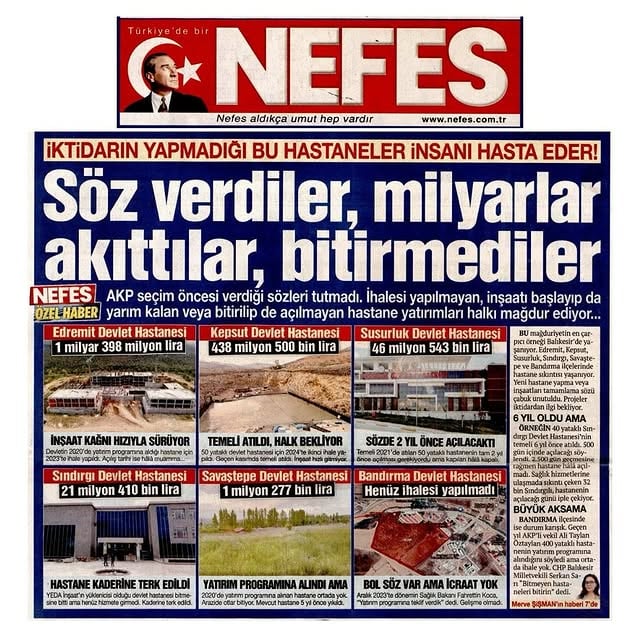 Balıkesir'de Hastane Açılışları Bekleniyor: CHP Milletvekili Sarı, Aktarılan Kaynaklara Dikkat Çekti