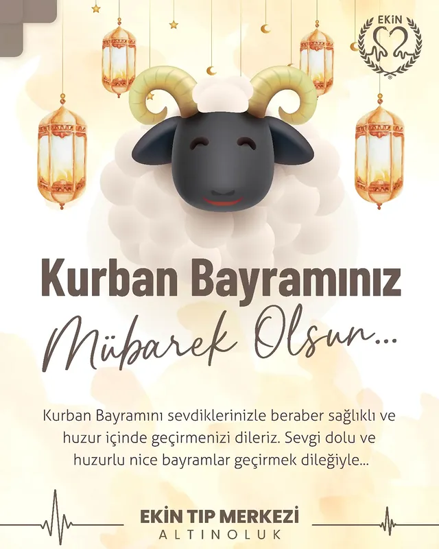 Ekin Tıp Merkezi'nden Kurban Bayramı Dilekleri
