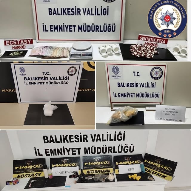Balıkesir'de Büyük Uyuşturucu Operasyonu: 5 Şüpheli Tutuklandı
