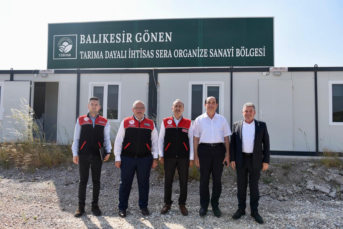 Balıkesir Gönen Organize Tarım Bölgesi'nde Saha Düzenlemesi Değerlendirildi