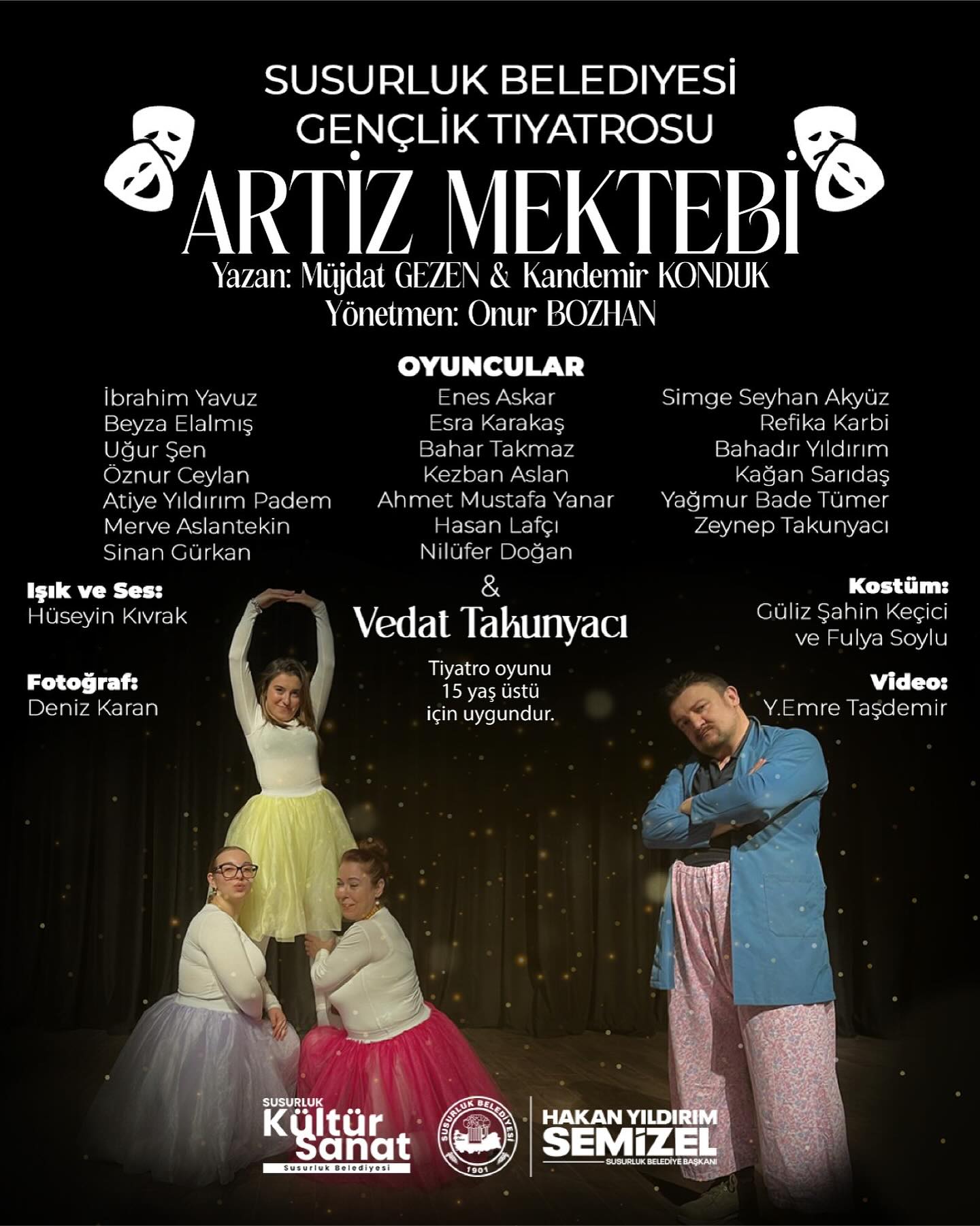 Ayvalık'ta Ücretsiz Tiyatro Oyunu: Artiz Mektebi Sahneleniyor