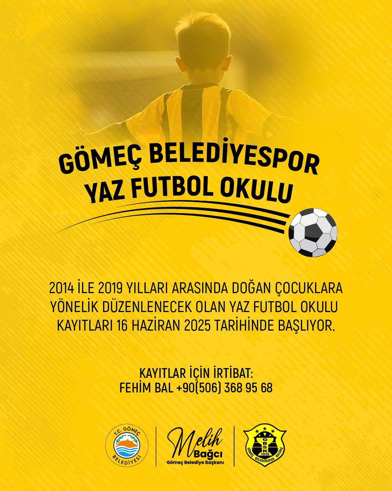 Gömeç Belediyesi Yaz Futbol Okulu Başlıyor: Kayıtlar Başladı