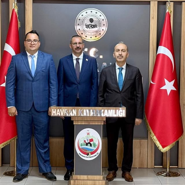 Balıkesir İl Tarım Müdürü Düzgün, Havran Kaymakamı Özderin'i Ziyaret Etti