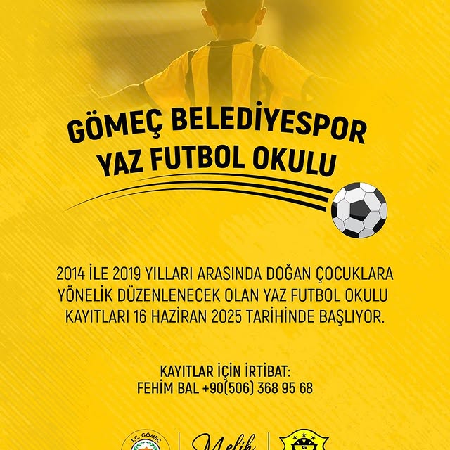 Gömeç Belediyespor Yaz Futbol Okulu Kayıtları Başladı