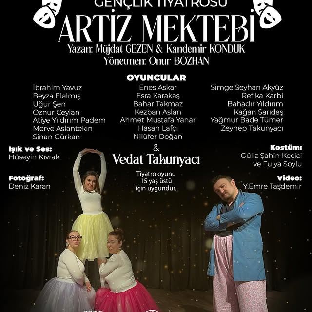 Ayvalık'ta Ücretsiz Tiyatro Oyunu: Artiz Mektebi Sahneleniyor