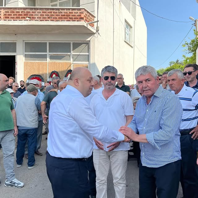 Gönen Belediye Başkanı Palaz, Faruk Havutça'nın Cenaze Törenine Katıldı