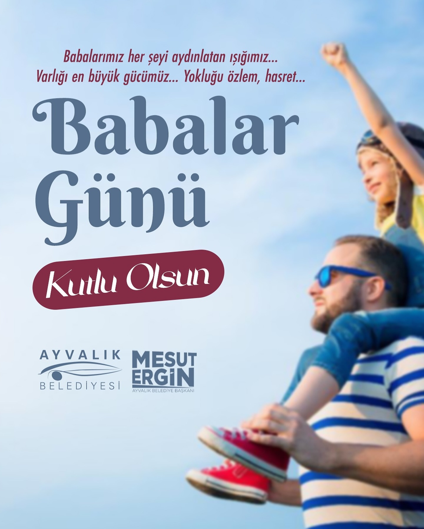 Ayvalık Belediyesi'nden Babalar Günü Mesajı