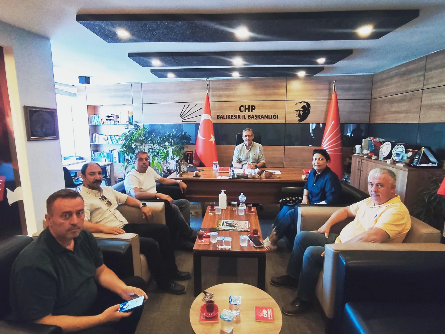 CHP Balıkesir İl Başkanlığı'na Sendika Ziyareti