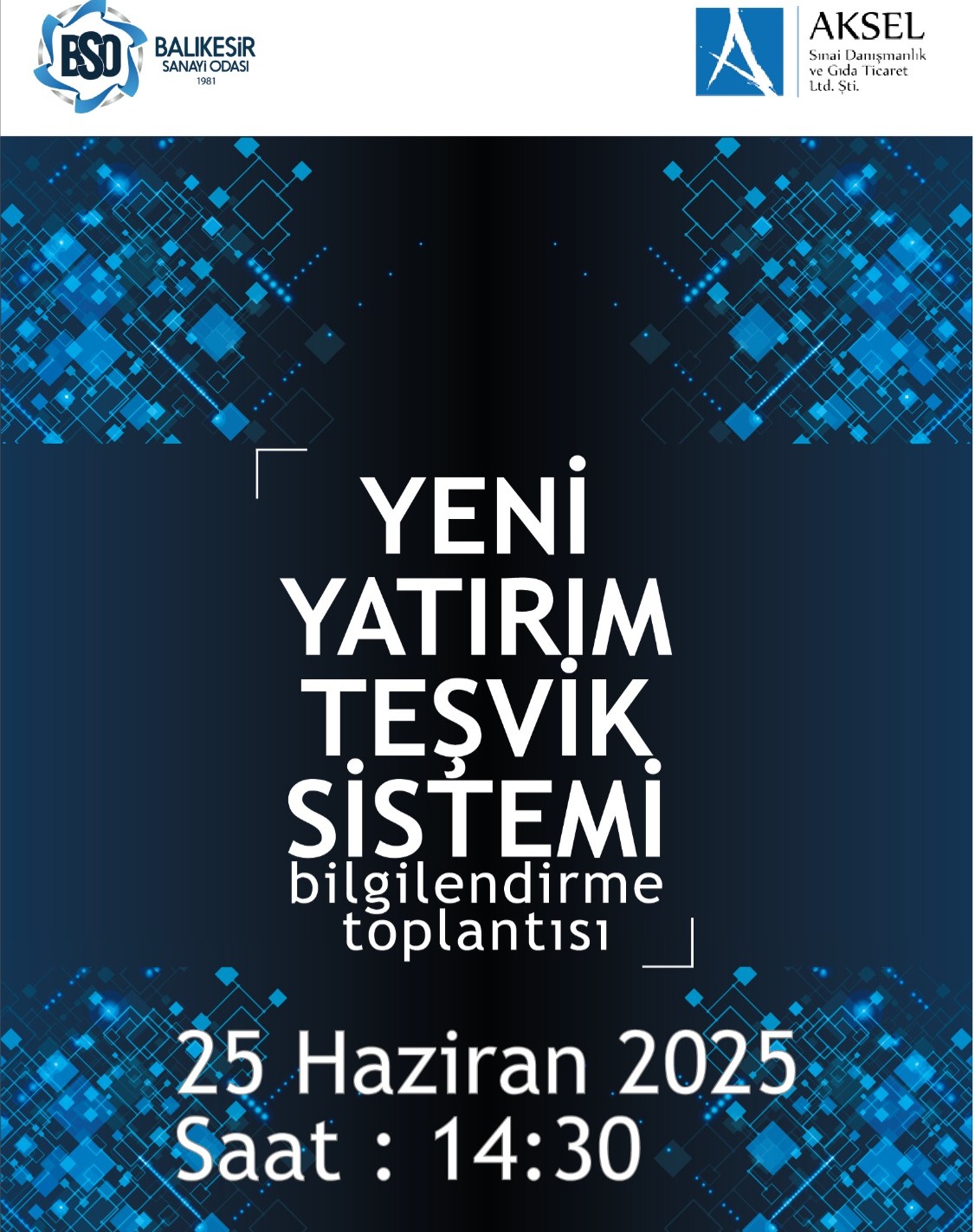 Balıkesir Sanayi Odası'nda Yeni Yatırım Teşvik Sistemi Bilgilendirme Toplantısı Düzenlenecek