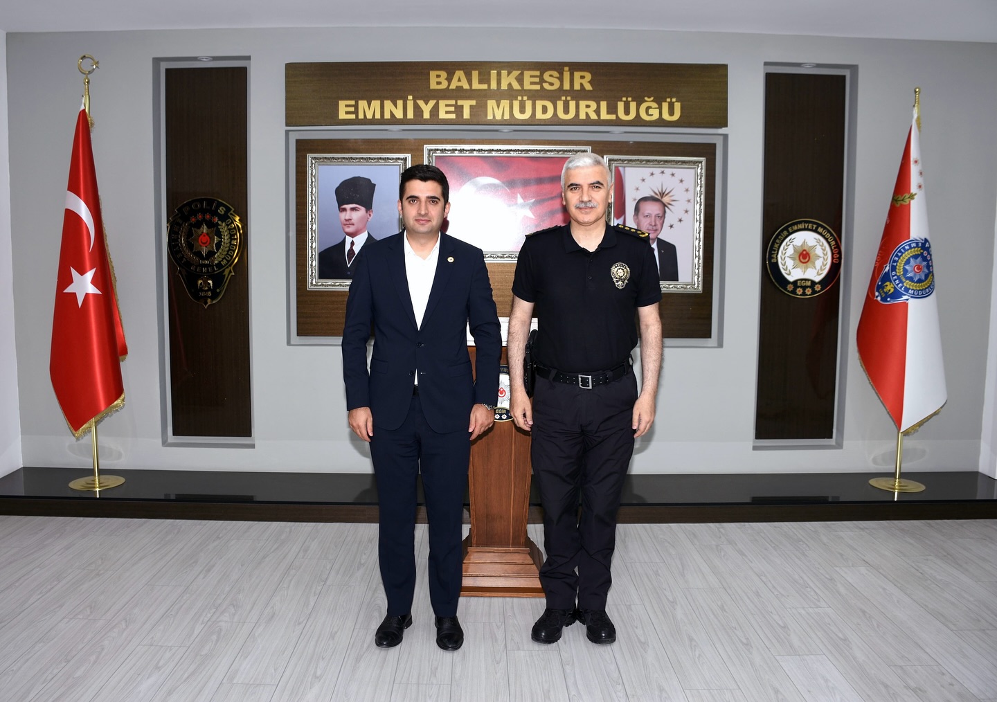 Balıkesir Emniyet Müdürlüğü'ne Veda Ziyareti