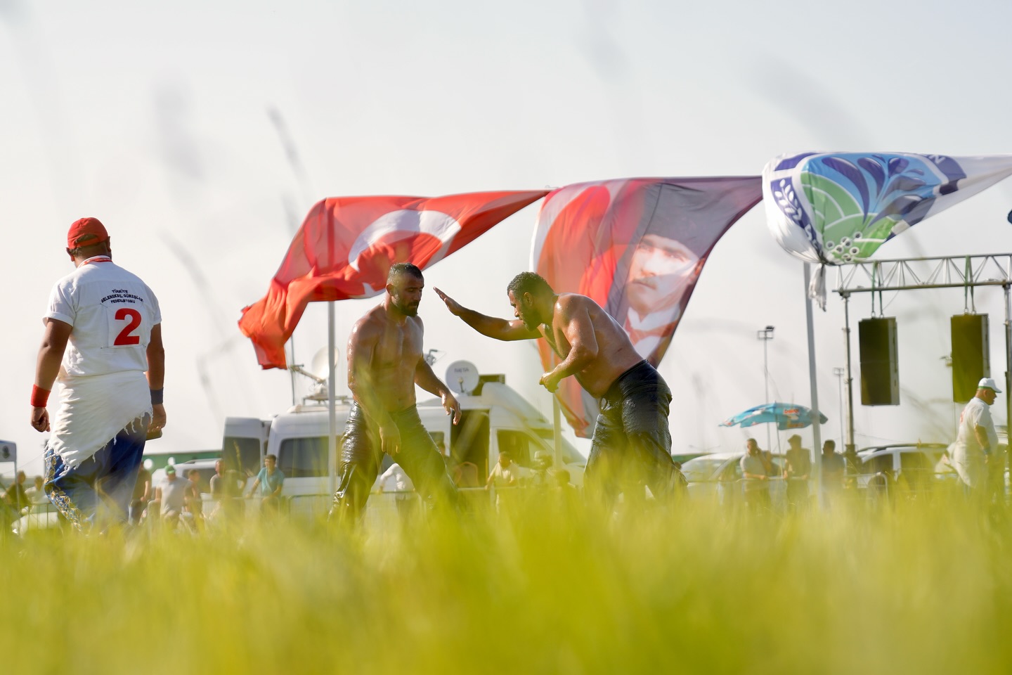 Gönen'de 31. Sebeplili Hüseyin Pehlivan Yağlı Güreşleri Sona Erdi