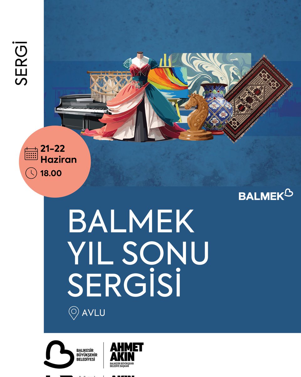Balıkesir Büyükşehir Belediyesi BALMEK Kursiyerlerinin Eserleri Sergilendi