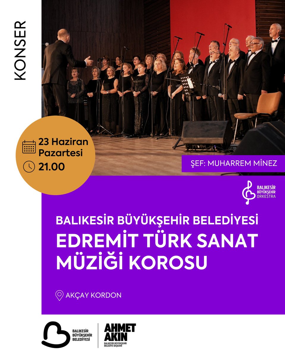 Balıkesir'de Türk Sanat Müziği Konseri Düzenleniyor