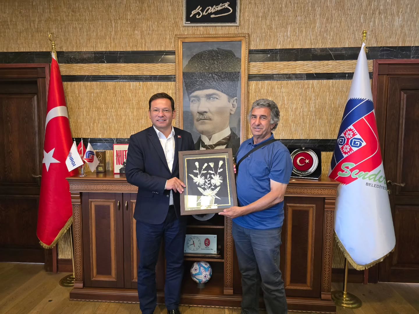 Sındırgı Belediyesi Kuzey Kıbrıs Türk Cumhuriyeti Muhtarlarını Ağırladı