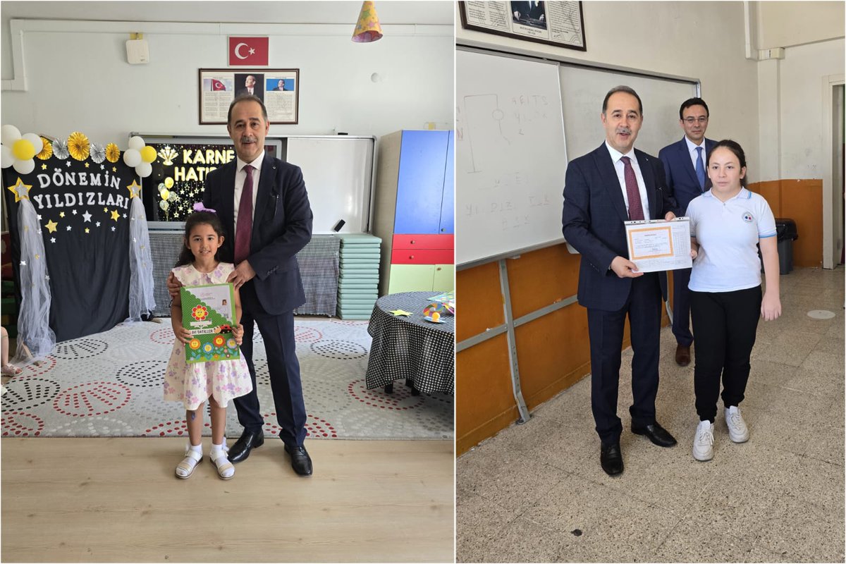 Bandırma Eti Maden Ortaokulu Öğrencileri Karne Sevinci Yaşadı