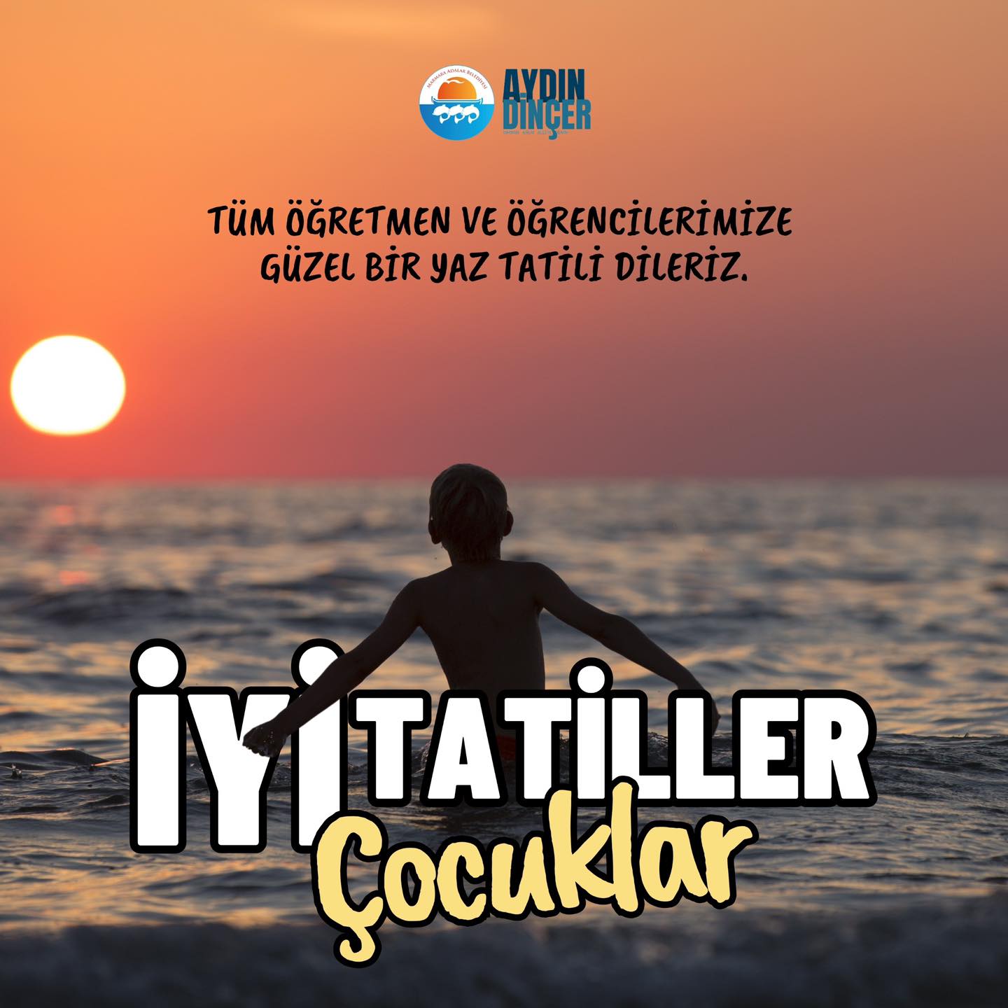 Marmara Adalar Belediyesi Öğretmen ve Öğrencilere İyi Tatiller Diledi