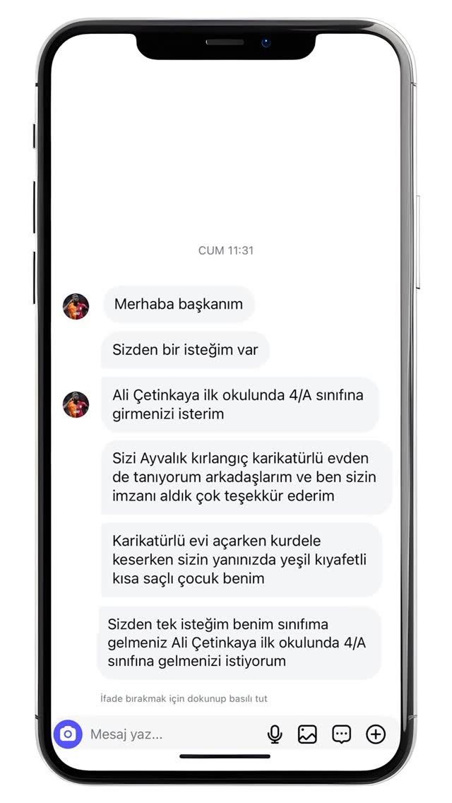 Ayvalık Belediye Başkanı Mesut Ergin'den Çocuklara Yönelik Umut Dolu Mesaj