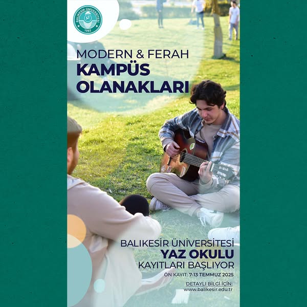 Balıkesir Üniversitesi Yaz Okulu Kayıtları Başladı