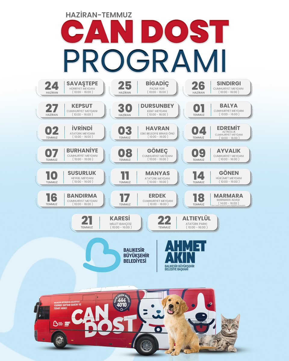 Balıkesir'de Patili Dostlar İçin Mobil Veteriner Hizmeti Başlıyor