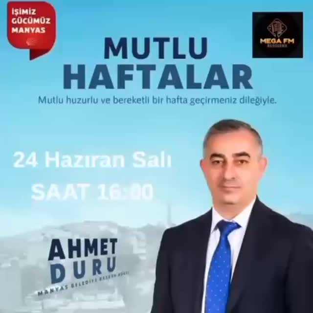 Manyas Belediye Başkanı Ahmet Duru Radyo Mega'da Hemşehrileriyle Buluşacak
