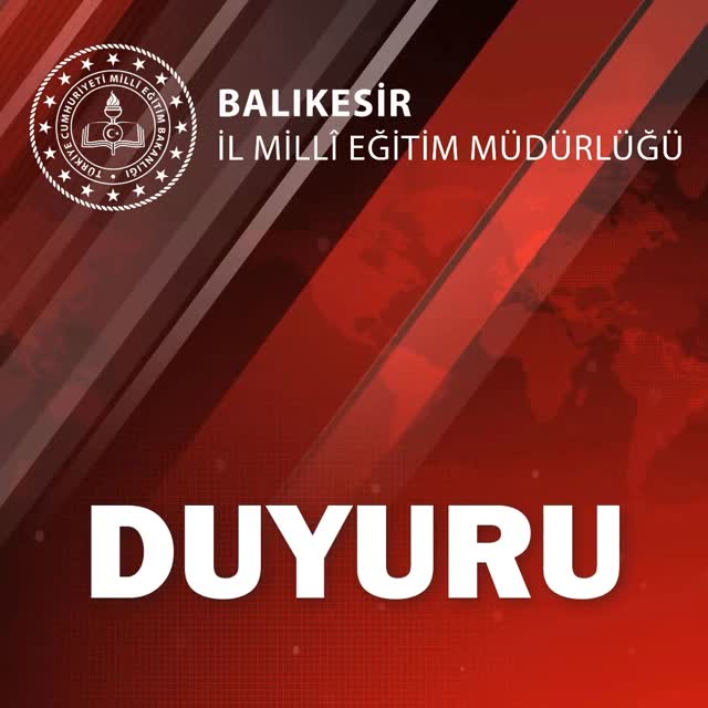 Balıkesir'de 2025 Yılı Yönetici Görevlendirme Listesi Yayımlandı