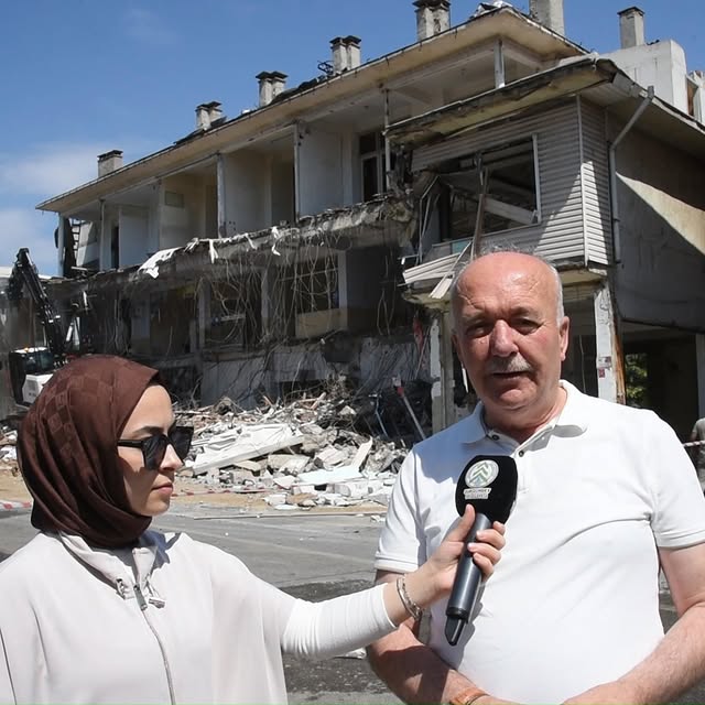 Dursunbey'e Yeni Meydan İnşaatı Başladı
