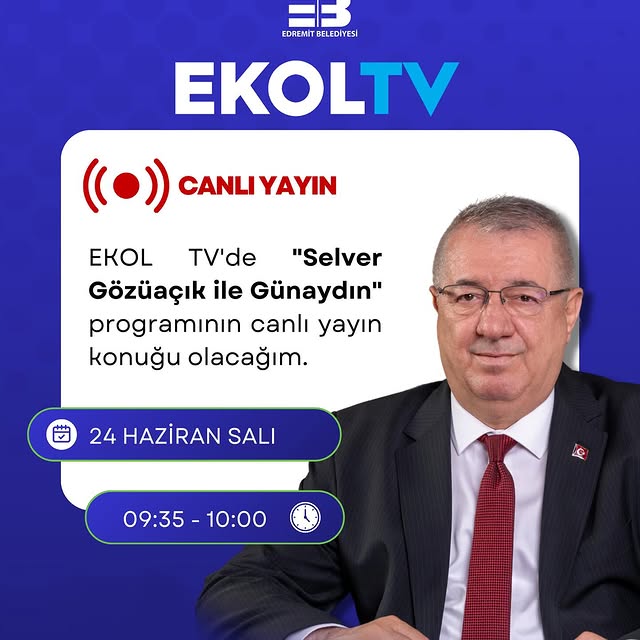 Edremit Belediye Başkanı Selver Gözüaçık Ekol TV'de Günaydın Programında