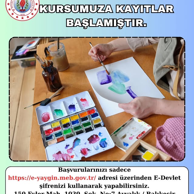 Ayvalık Halk Eğitimi Merkezi Kayıtları Başladı: 48-72 Ay Arası Çocuklar İçin Erken Eğitim Fırsatı