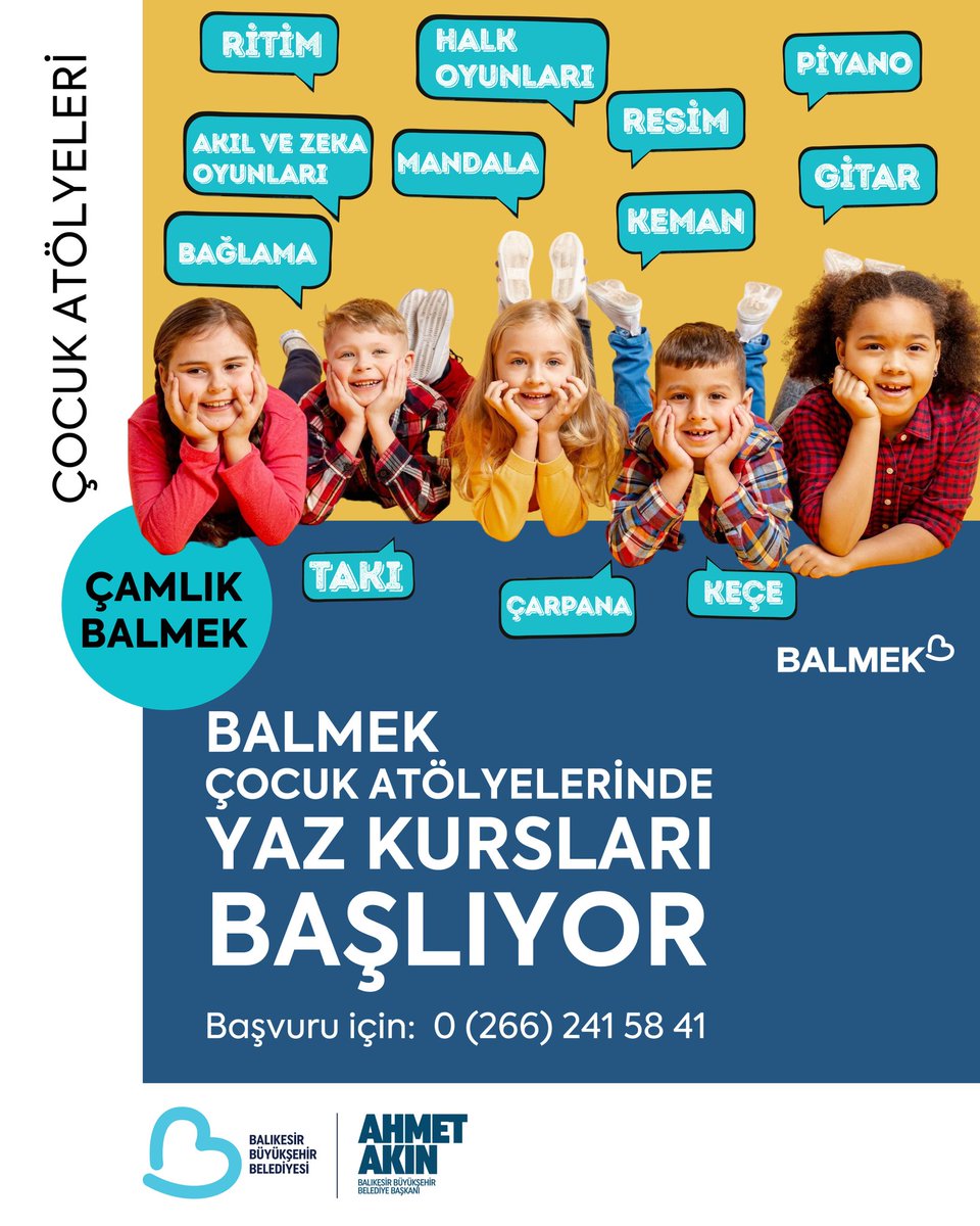 Balıkesir'de Çocuklar Yaz Tatilini Öğrenerek Geçiriyor