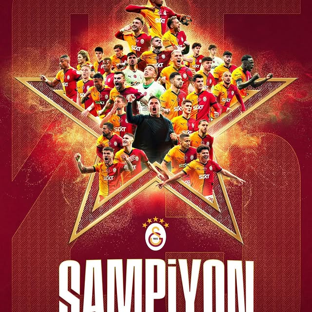 Galatasaray Süper Lig'de Şampiyon Oldu: AK Gençlik Ayvalık'tan Tebrik Mesajı