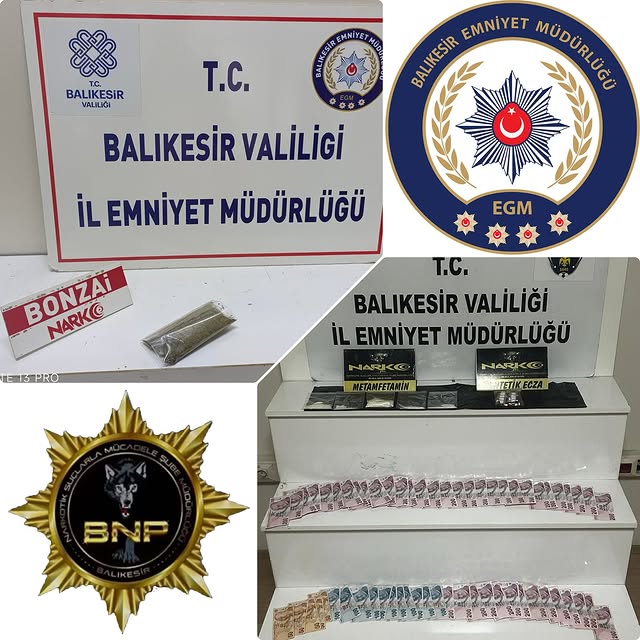Balıkesir'de Uyuşturucu Operasyonu: 4 Şüpheli Gözaltında