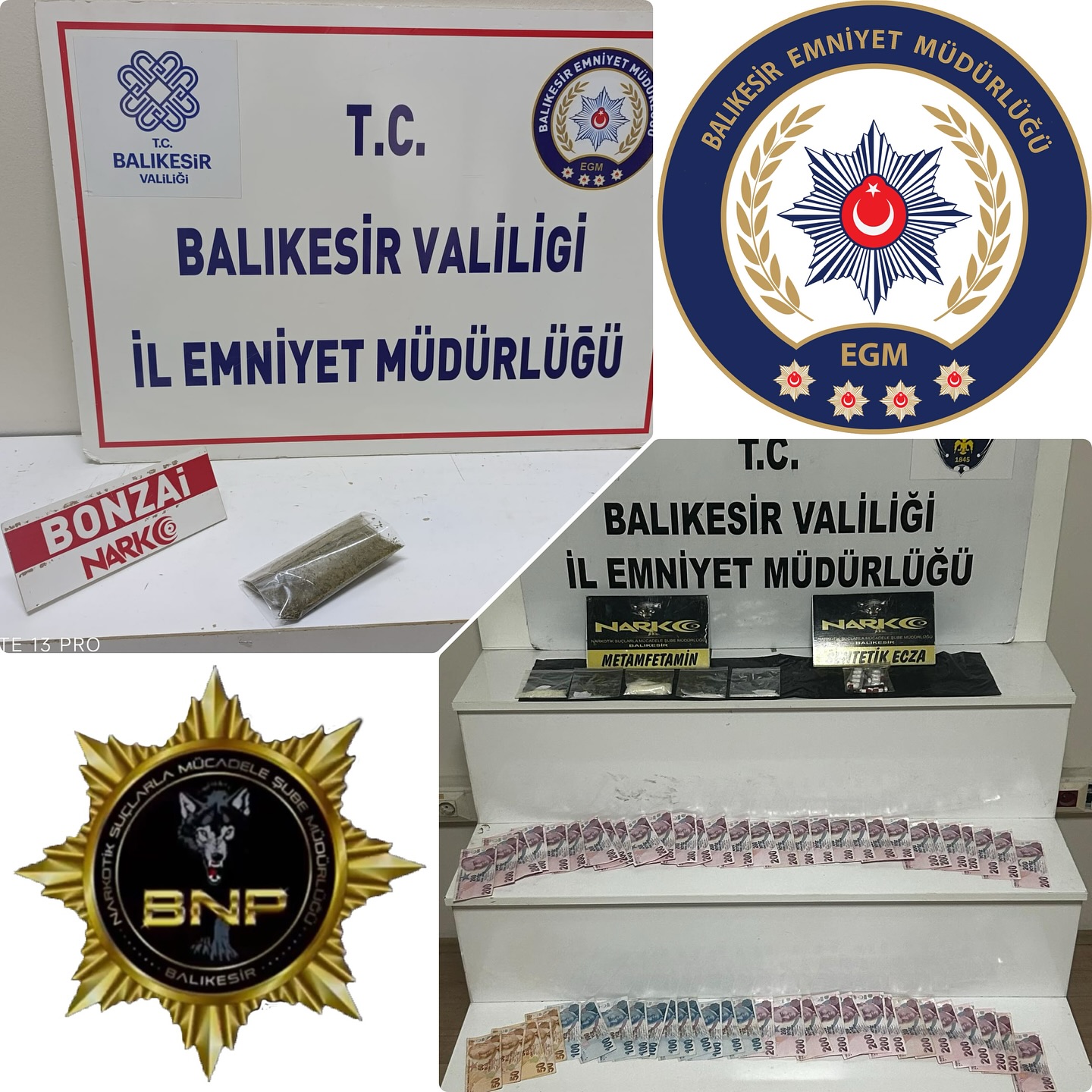 Balıkesir'de Uyuşturucu Operasyonu: 4 Şüpheli Gözaltına Alındı