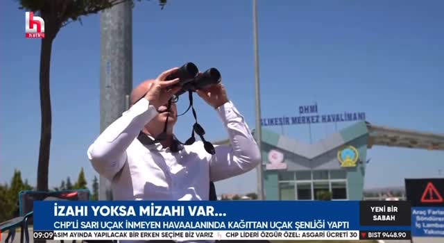 CHP'li Vekil Serkan Sarı, Kağıttan Uçak Şenliği'ne Katıldı