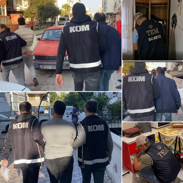 Balıkesir'de FETÖ Operasyonu: 7 Şüpheli Yakalandı