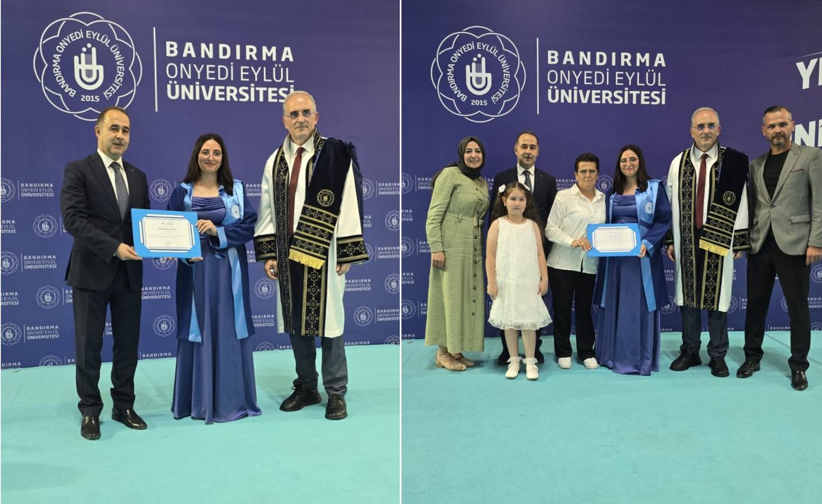 Bandırma Kaymakamı, Onyedi Eylül Üniversitesi Mezuniyet Törenine Katıldı