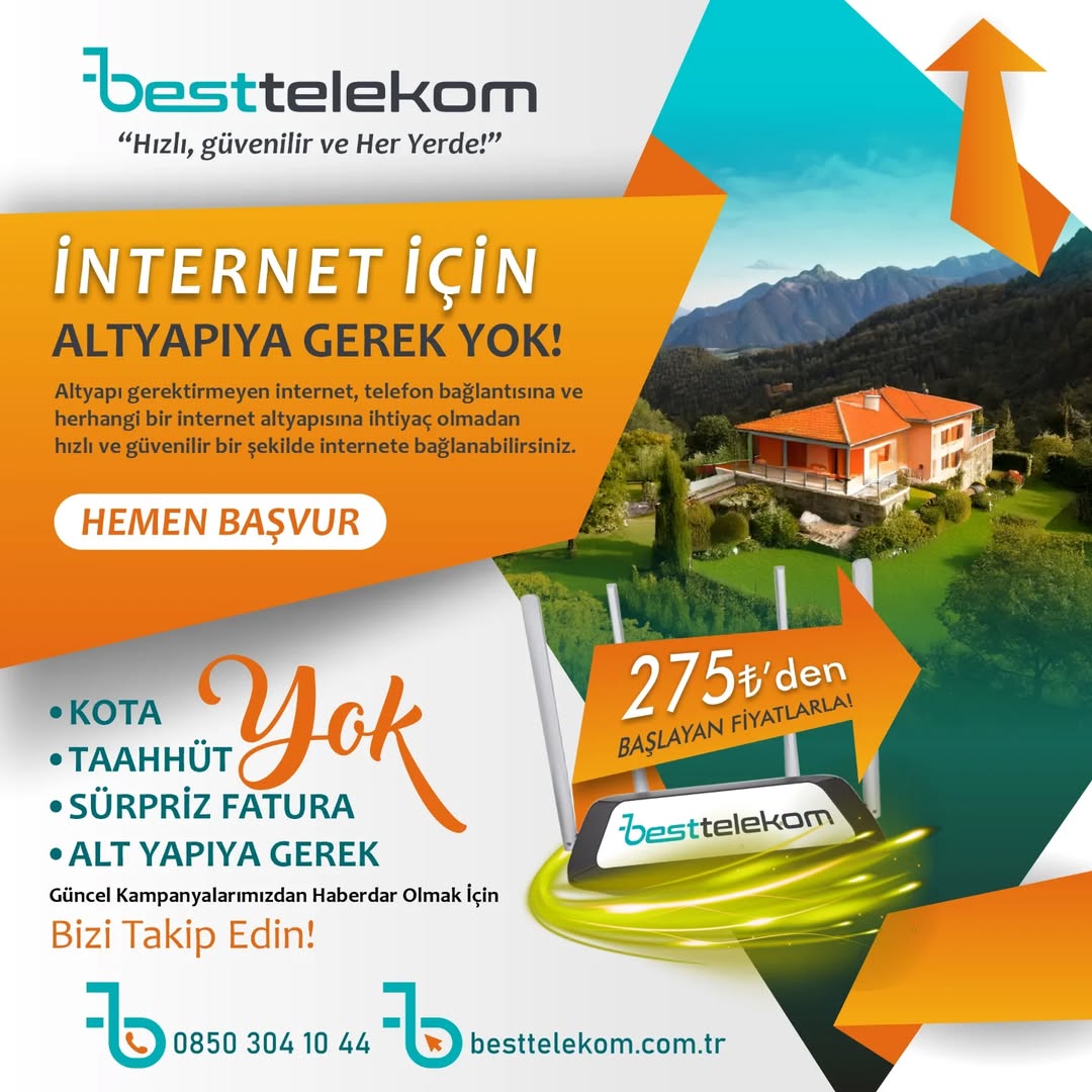 Best Telekom'dan Balıkesir Körfez Bölgesine Uygun Fiyatlı İnternet Hizmeti